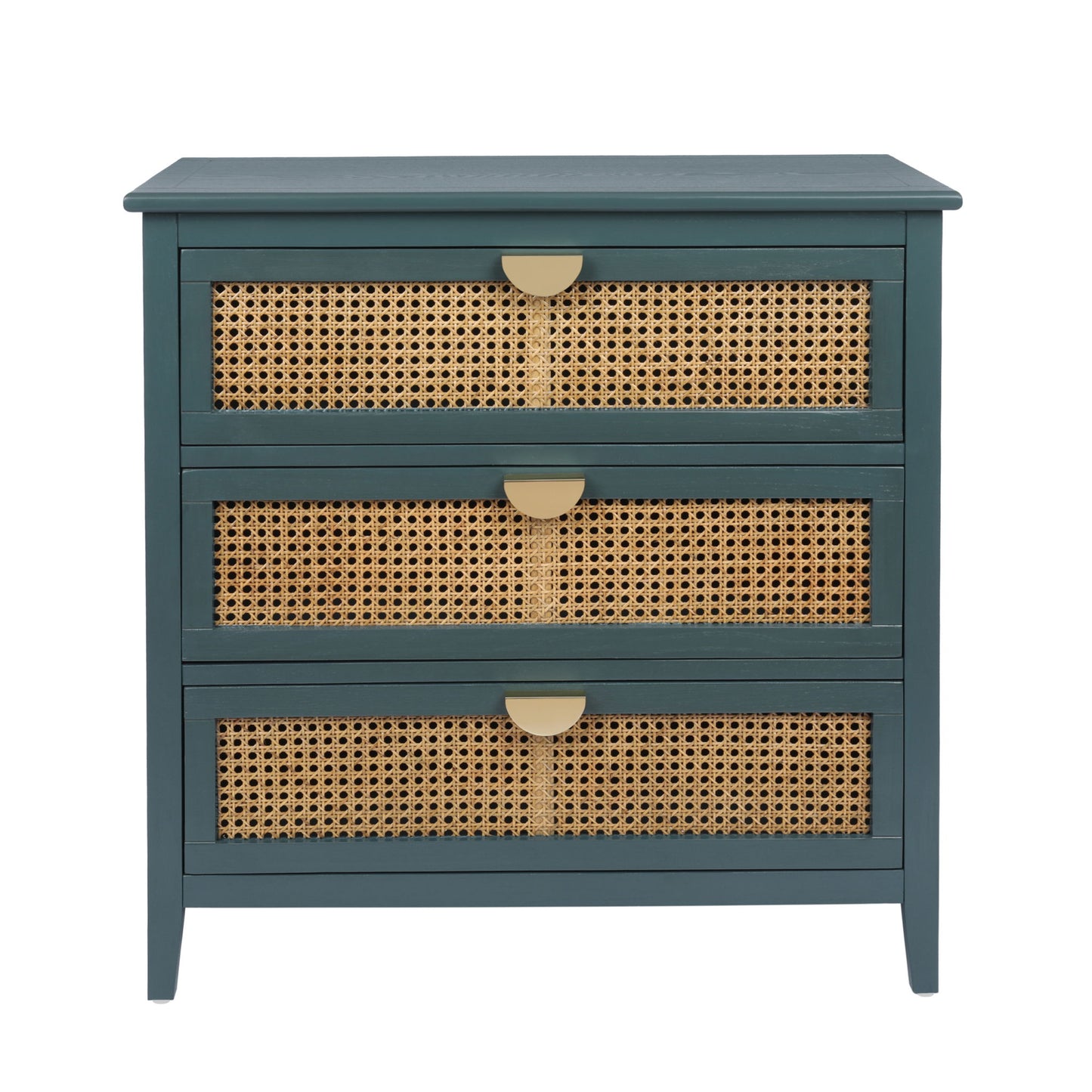 3 Drawer Cabinet, Natural Rattan, American Furniture - The Sleep Loft - Online Mattress Showroom NYC