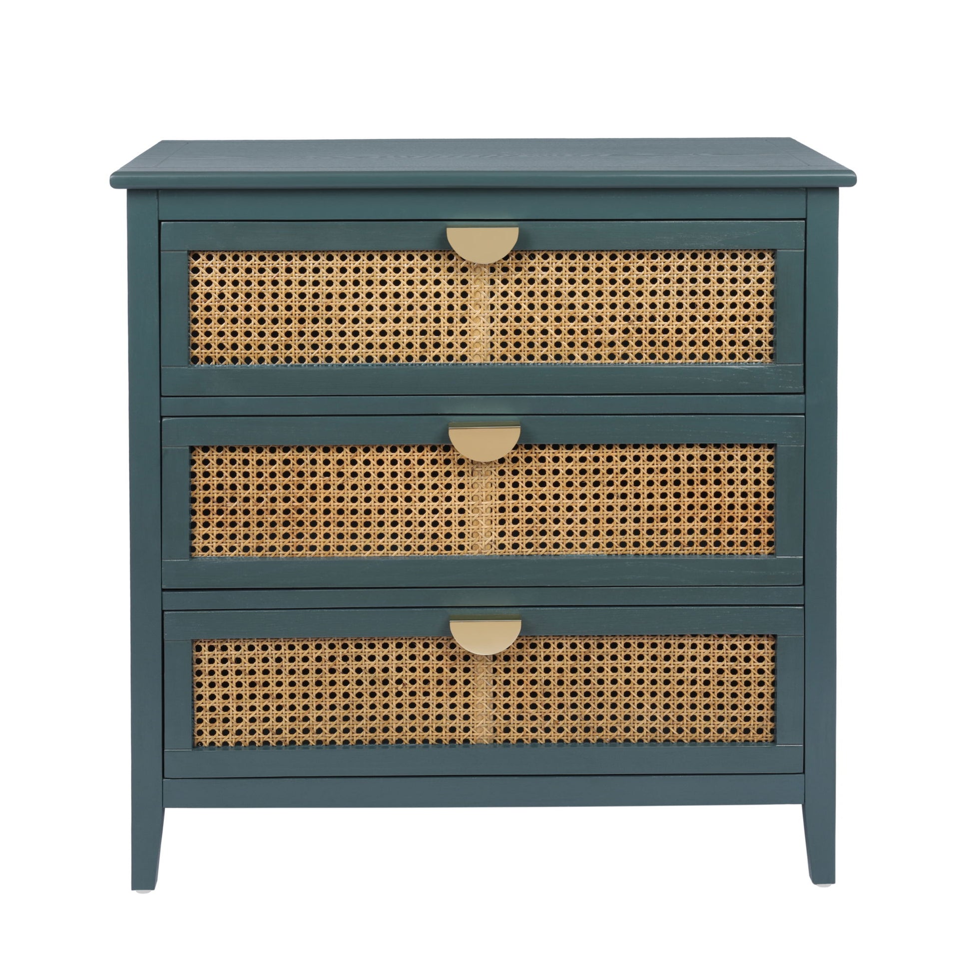 3 Drawer Cabinet, Natural Rattan, American Furniture - The Sleep Loft - Online Mattress Showroom NYC