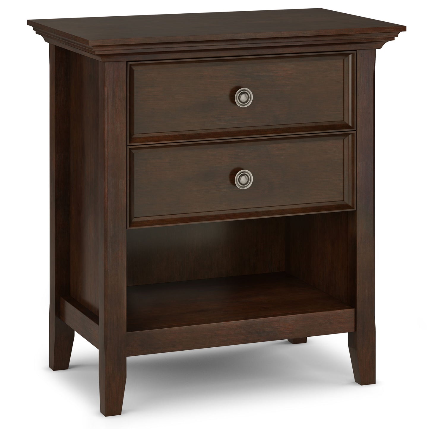 Amherst - Bedside Table - Russet Brown - The Sleep Loft - Online Mattress Showroom NYC
