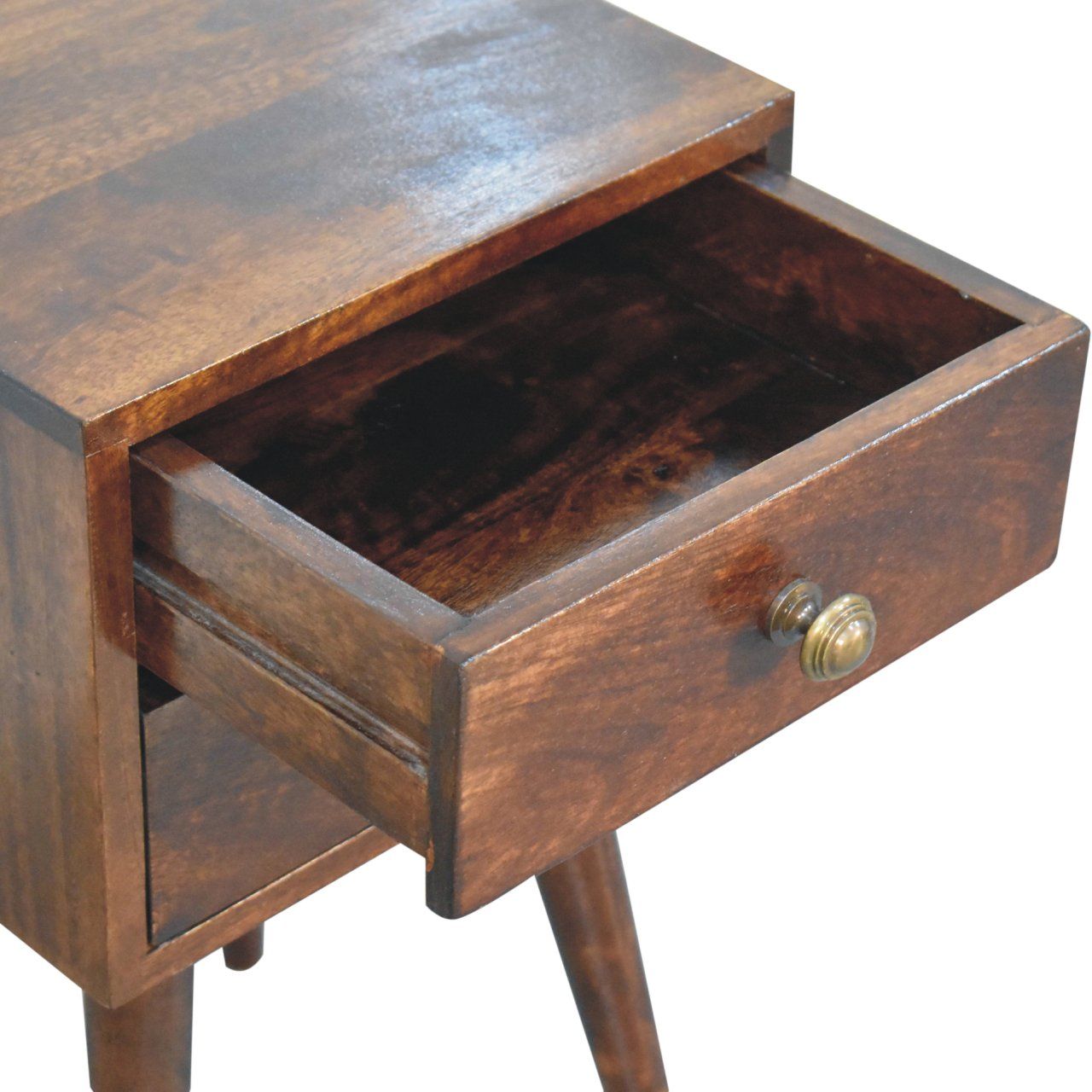 Solid Wood Mini Nightstand - The Sleep Loft - Online Mattress Showroom NYC