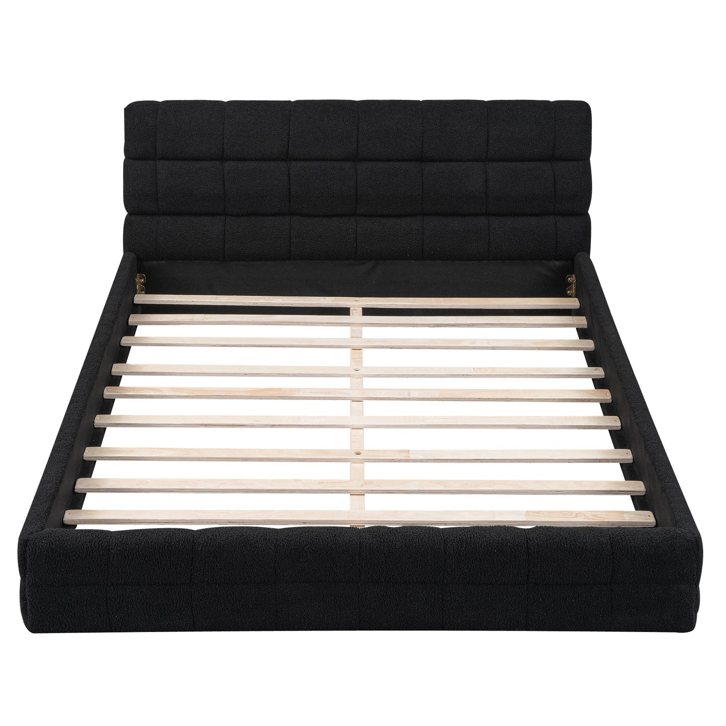 Upholstered Platform Bed With Headboard - The Sleep Loft - Online Mattress Showroom NYC