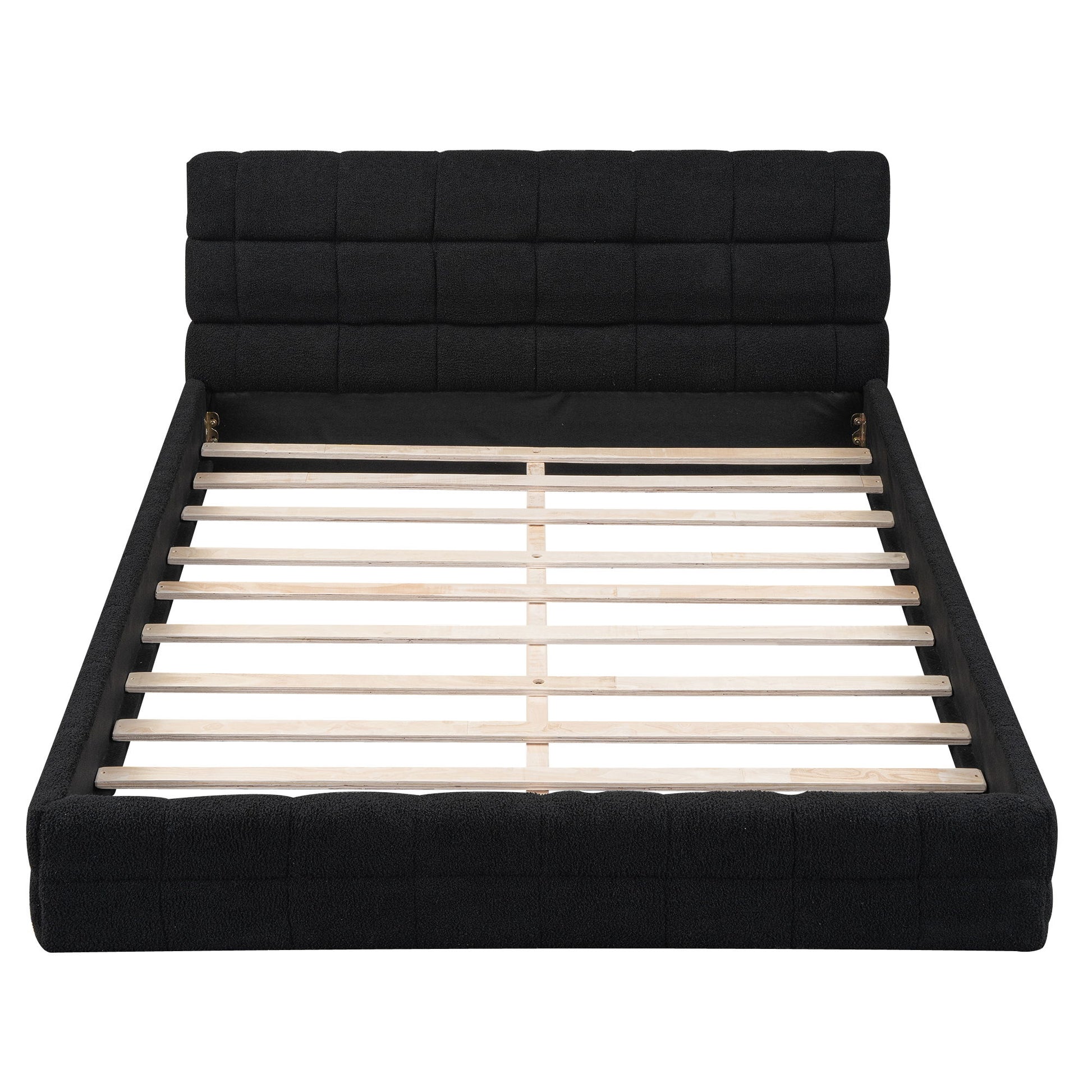Upholstered Platform Bed With Headboard - The Sleep Loft - Online Mattress Showroom NYC