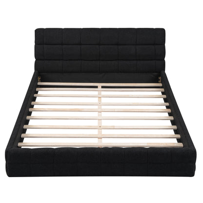Upholstered Platform Bed With Headboard - The Sleep Loft - Online Mattress Showroom NYC