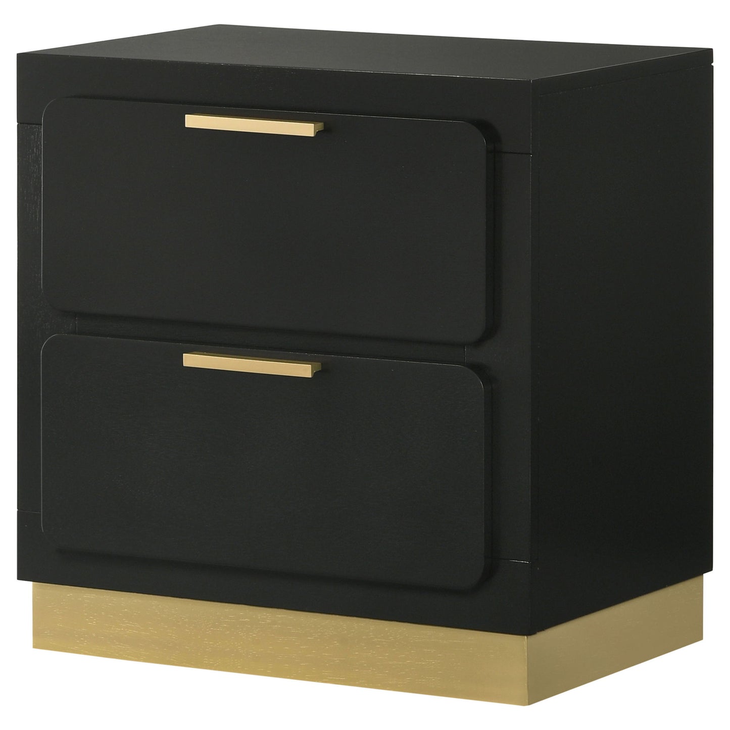 Modern Luxury Nightstand With 2 Drawer Storage - The Sleep Loft - Online Mattress Showroom NYC