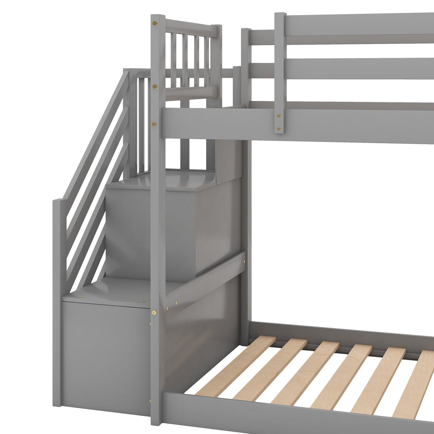 Bunk Bed With Convertible Slide And Stairway - The Sleep Loft - Online Mattress Showroom NYC