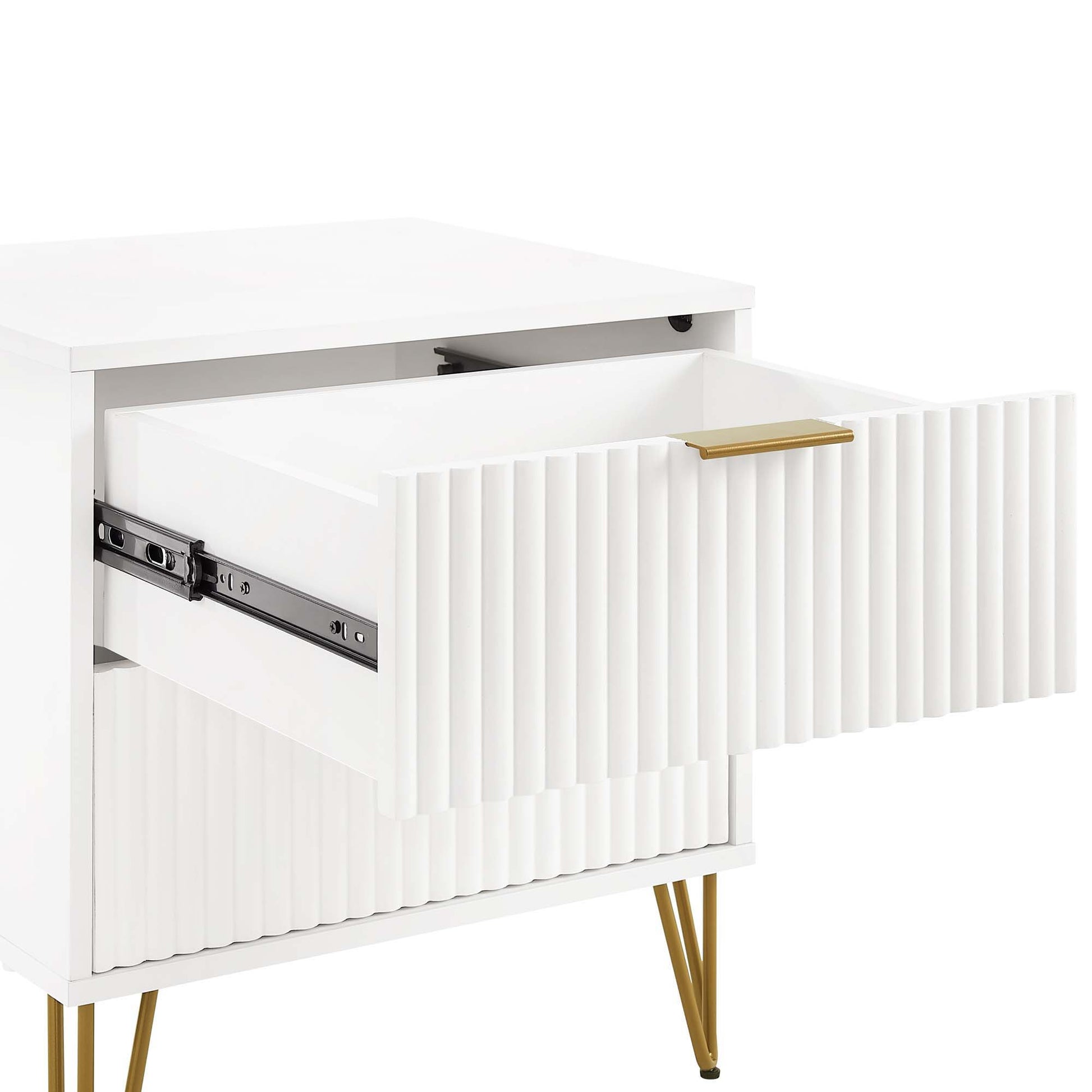 Dumbo - Nightstand With 2 Drawers - The Sleep Loft - Online Mattress Showroom NYC