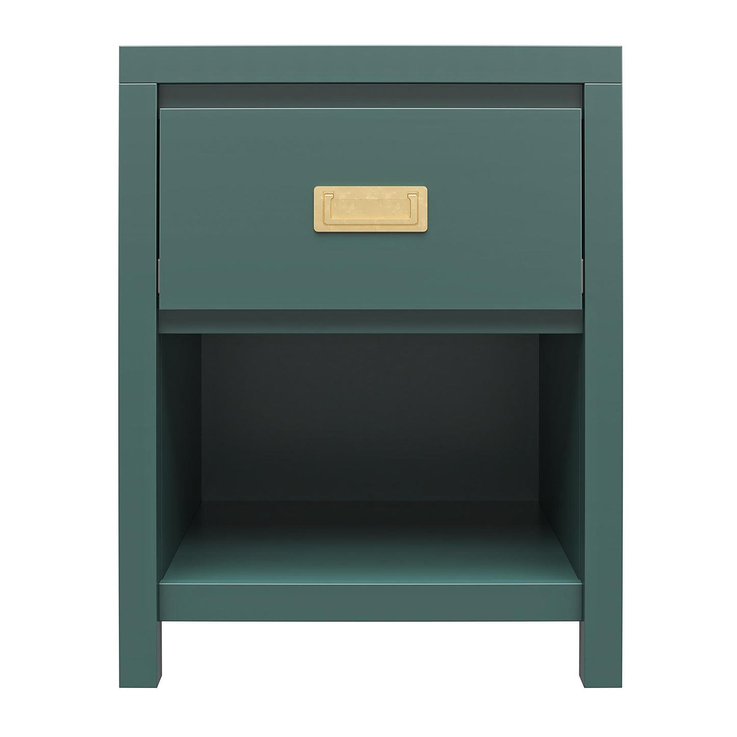 Haven - 1 Drawer Nightstand - Green - The Sleep Loft - Online Mattress Showroom NYC
