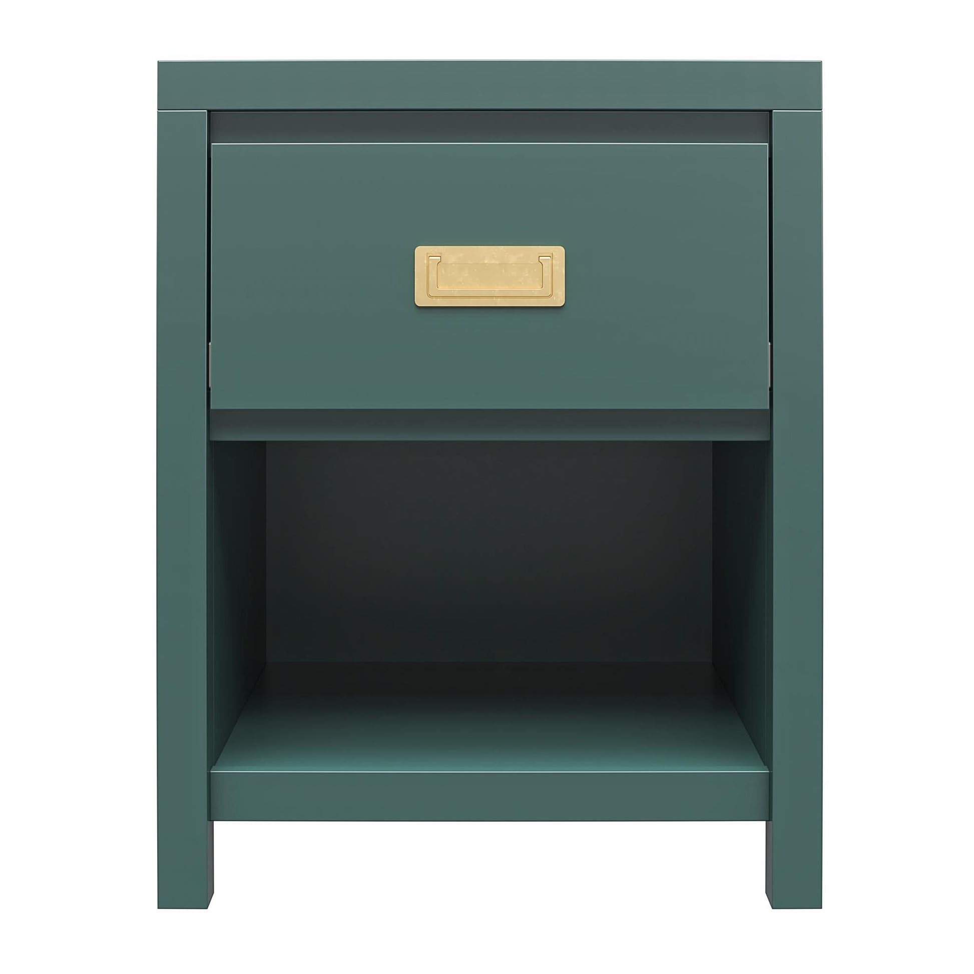 Haven - 1 Drawer Nightstand - Green - The Sleep Loft - Online Mattress Showroom NYC