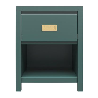Haven - 1 Drawer Nightstand - Green - The Sleep Loft - Online Mattress Showroom NYC