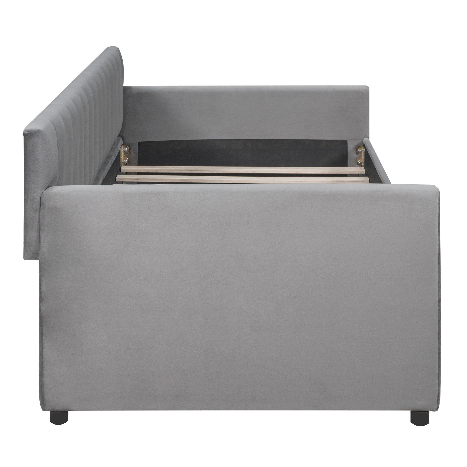 Upholstered Daybed With Slat Support - The Sleep Loft - Online Mattress Showroom NYC