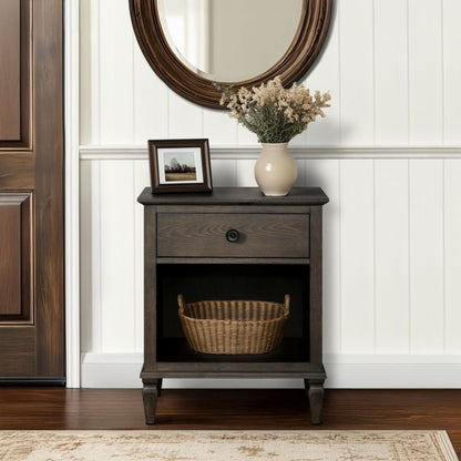 Victoria - Nightstand With Open Storage - The Sleep Loft - Online Mattress Showroom NYC