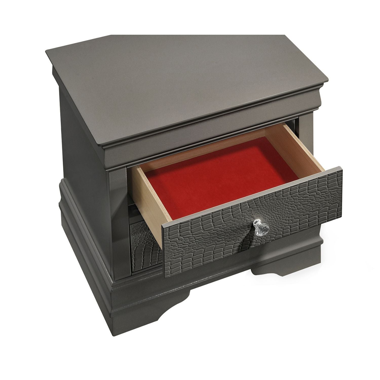Blaze - 2 Drawer Nightstand - The Sleep Loft - Online Mattress Showroom NYC