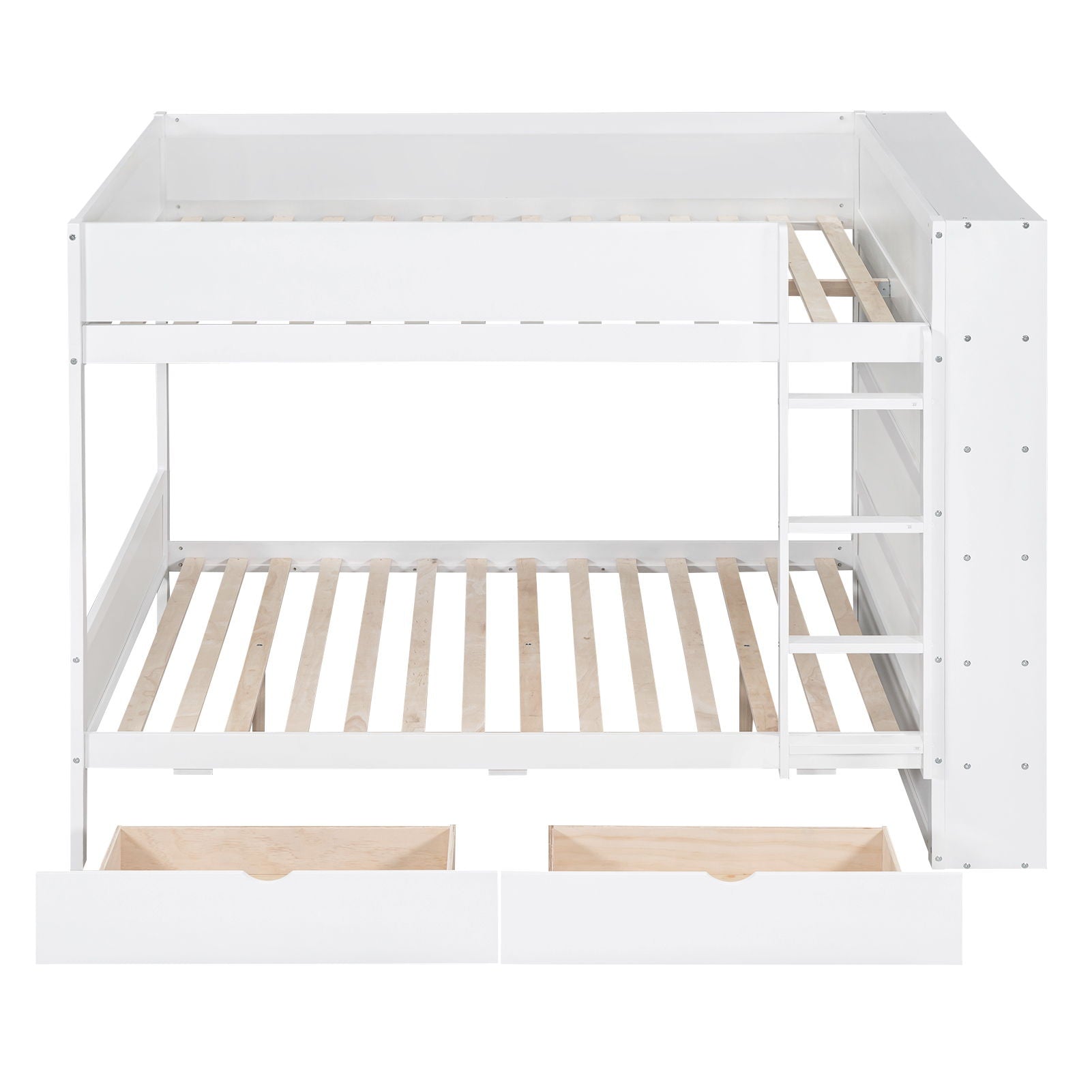 Bunk Bed With 2 Drawers And Multi Layer Cabinet - The Sleep Loft - Online Mattress Showroom NYC