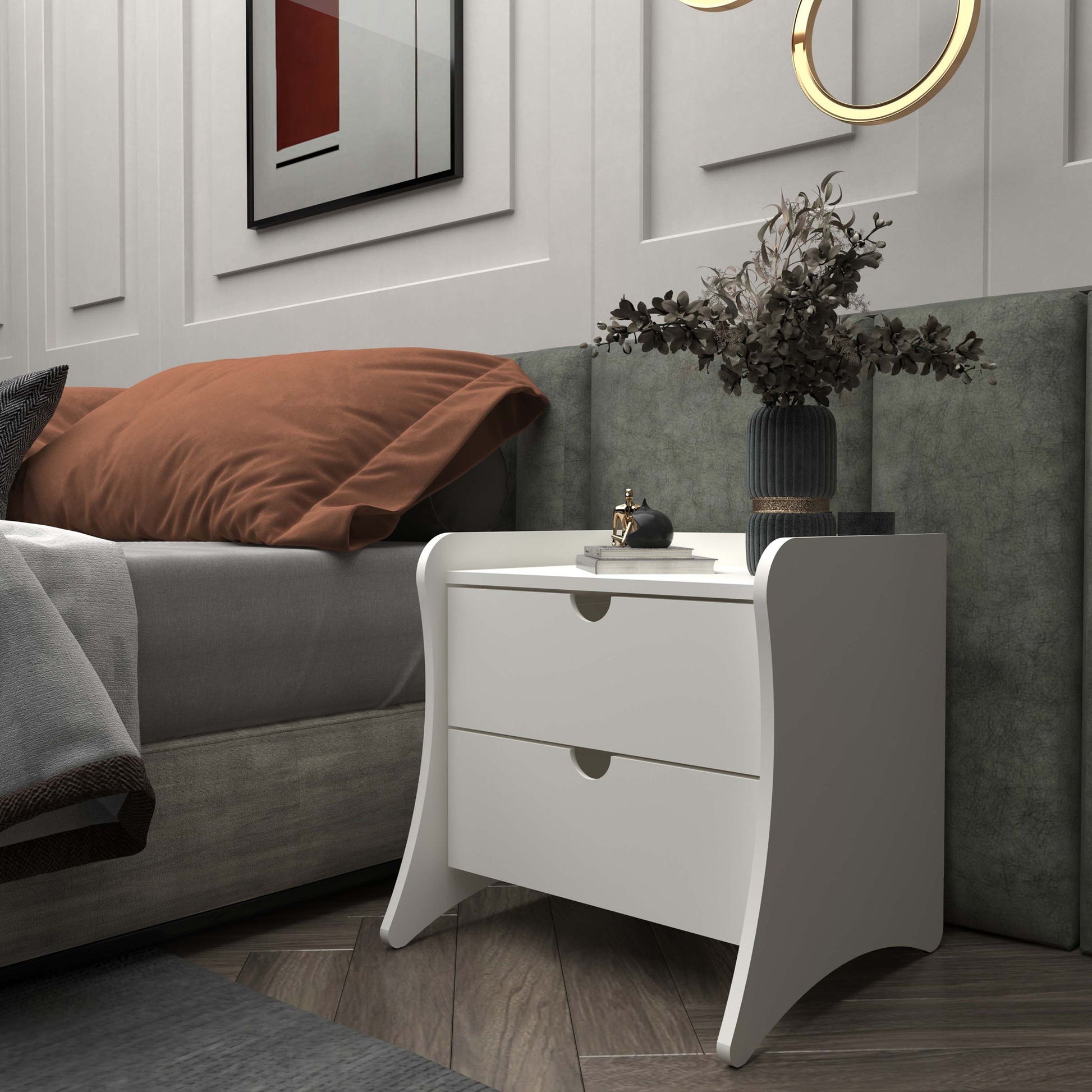 Coney - Nightstand - The Sleep Loft - Online Mattress Showroom NYC