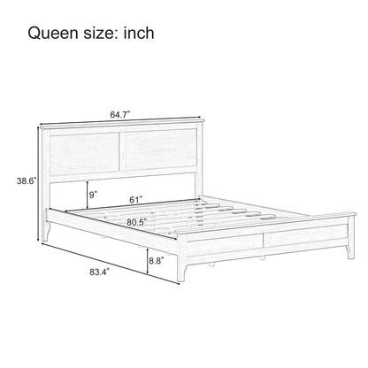 Modern Solid Wood Platform Bed - The Sleep Loft - Online Mattress Showroom NYC