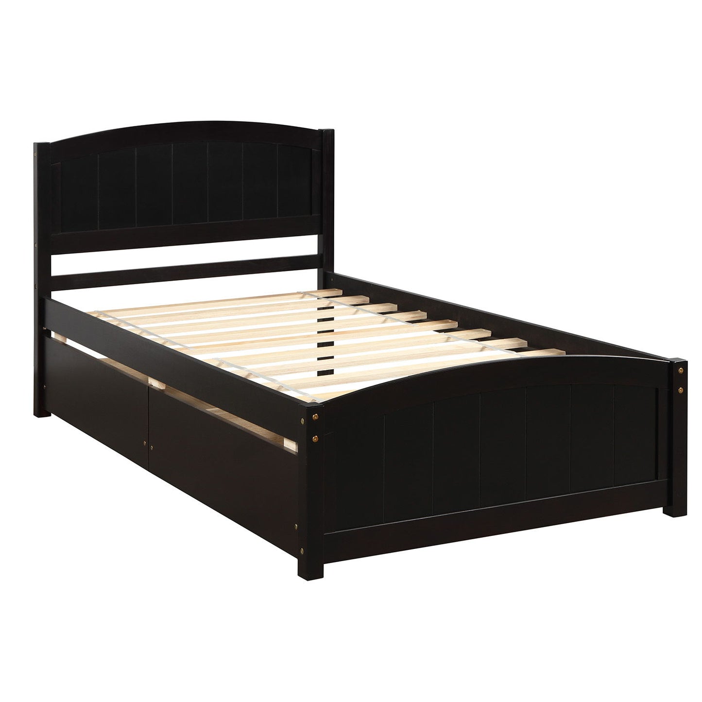 Platform Bed & Headboard, Footboard And Wood Slat Support - The Sleep Loft - Online Mattress Showroom NYC