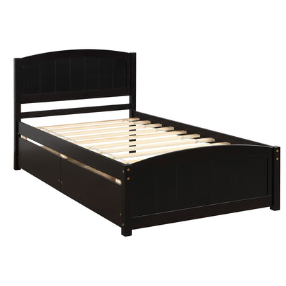 Platform Bed & Headboard, Footboard And Wood Slat Support - The Sleep Loft - Online Mattress Showroom NYC