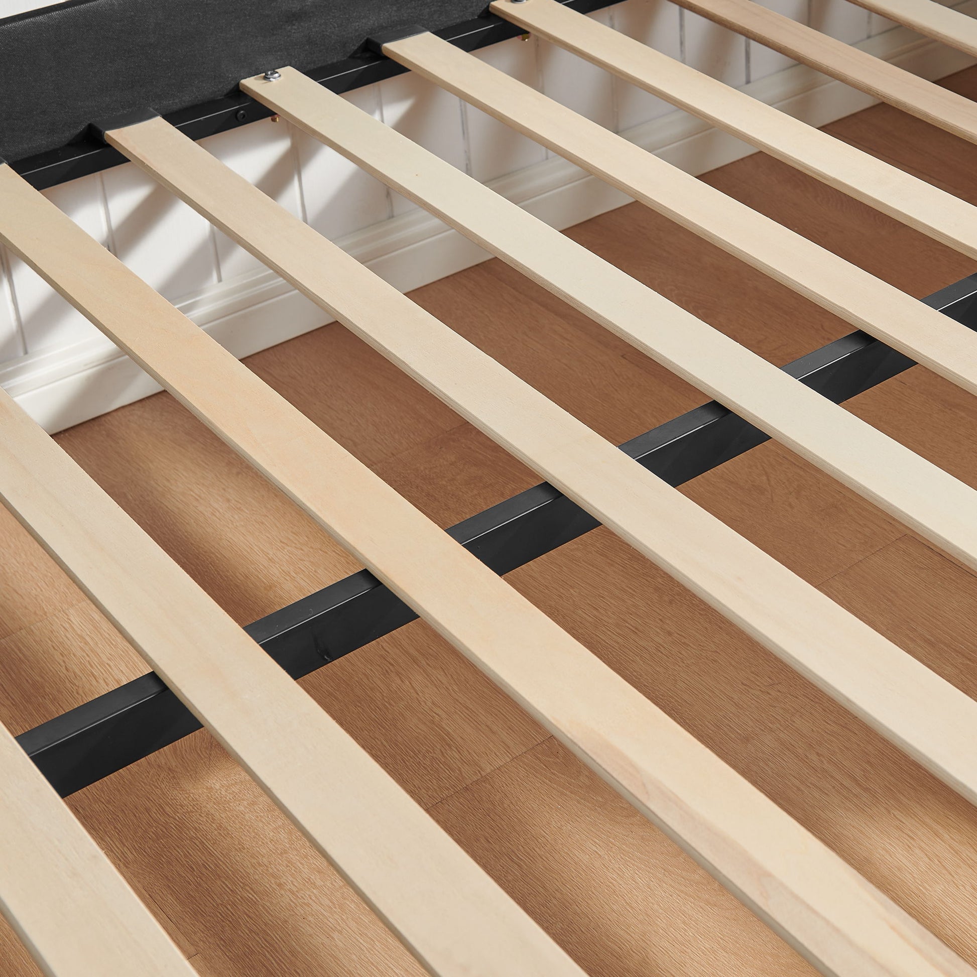 Gingham Daybed With USB Charging Port, Wave-Shaped Design - The Sleep Loft - Online Mattress Showroom NYC