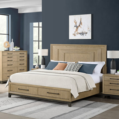 King Panel Bed - Brown - The Sleep Loft - Online Mattress Showroom NYC