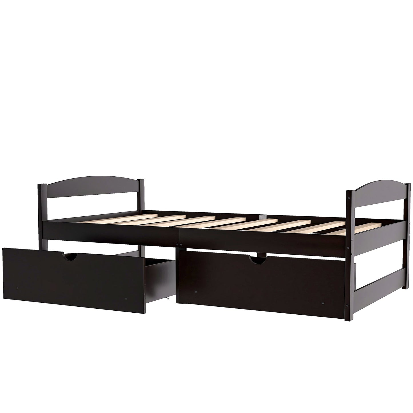 Platform Bed With 2 Drawers - The Sleep Loft - Online Mattress Showroom NYC