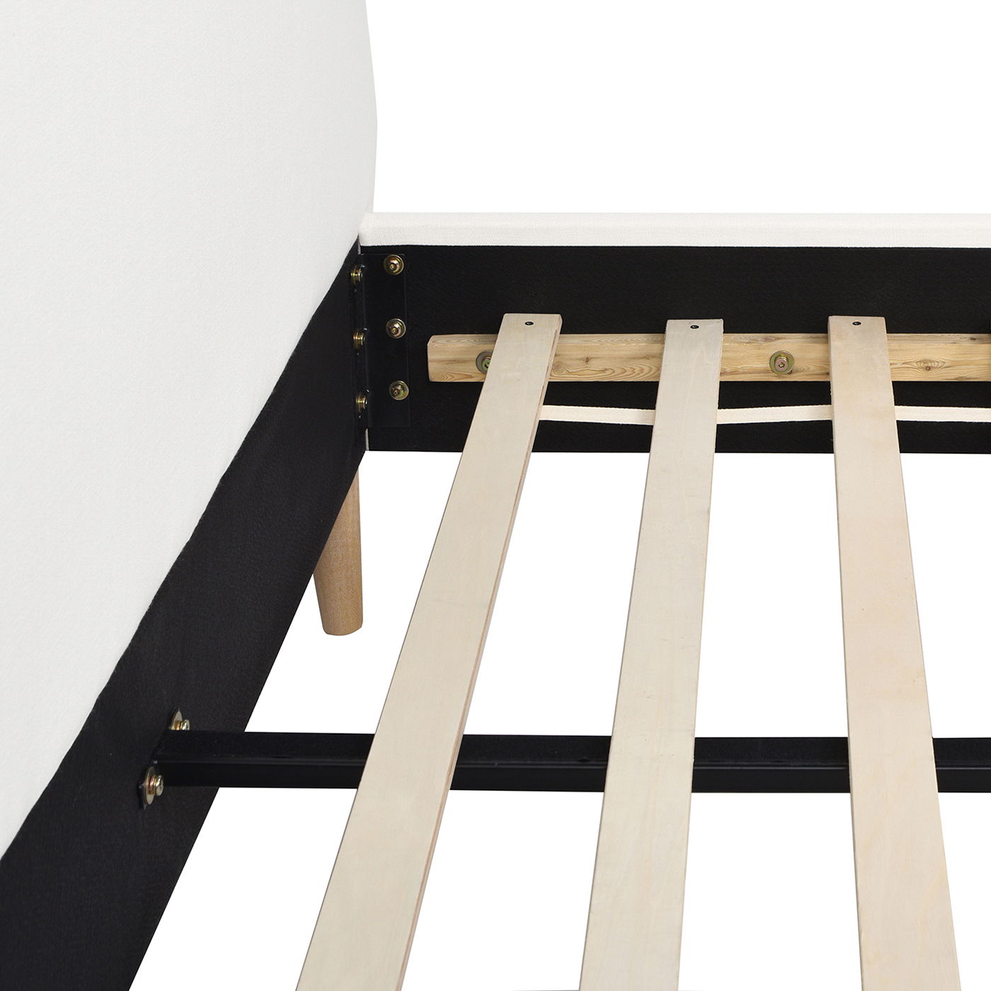 Stockholm - Modern Wavy Headboard Platform Bed - The Sleep Loft - Online Mattress Showroom NYC