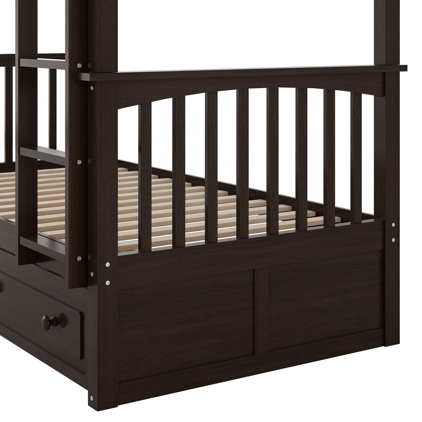 Bunk Bed With Drawers, Convertible Design - The Sleep Loft - Online Mattress Showroom NYC