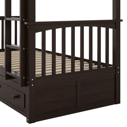 Bunk Bed With Drawers, Convertible Design - The Sleep Loft - Online Mattress Showroom NYC