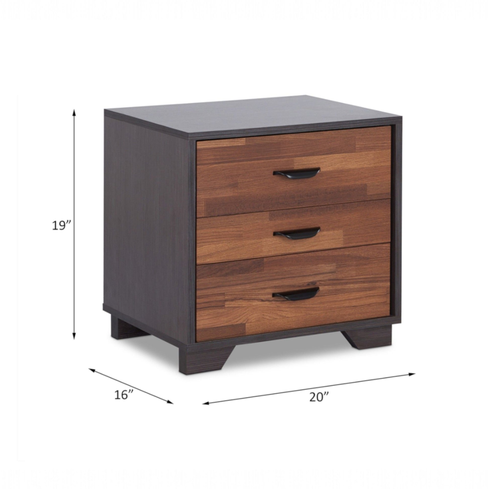 Eloy - Accent Table - Walnut / Espresso - The Sleep Loft - Online Mattress Showroom NYC