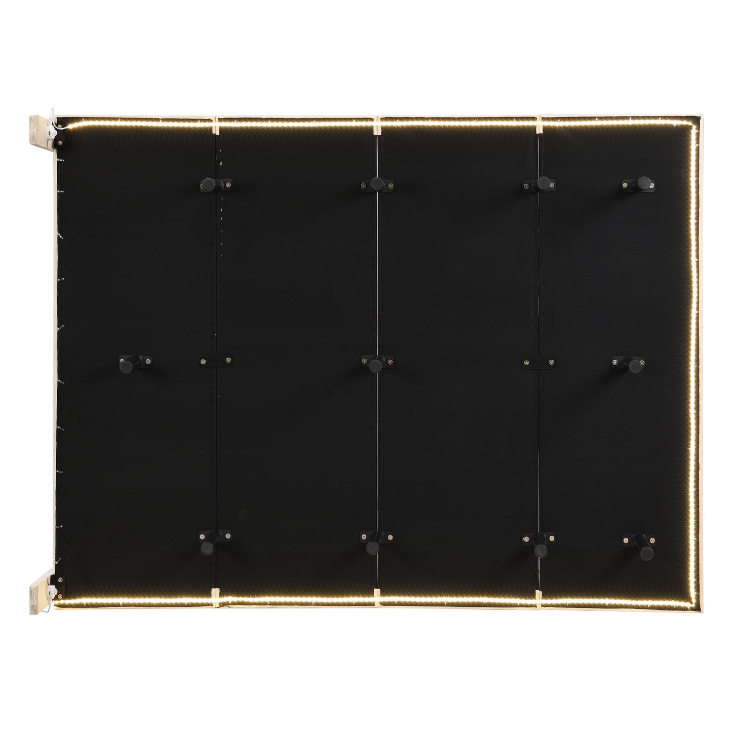 Upholstered Bed With Sensor Light And Headboard, Floating Velvet Platform Bed - The Sleep Loft - Online Mattress Showroom NYC