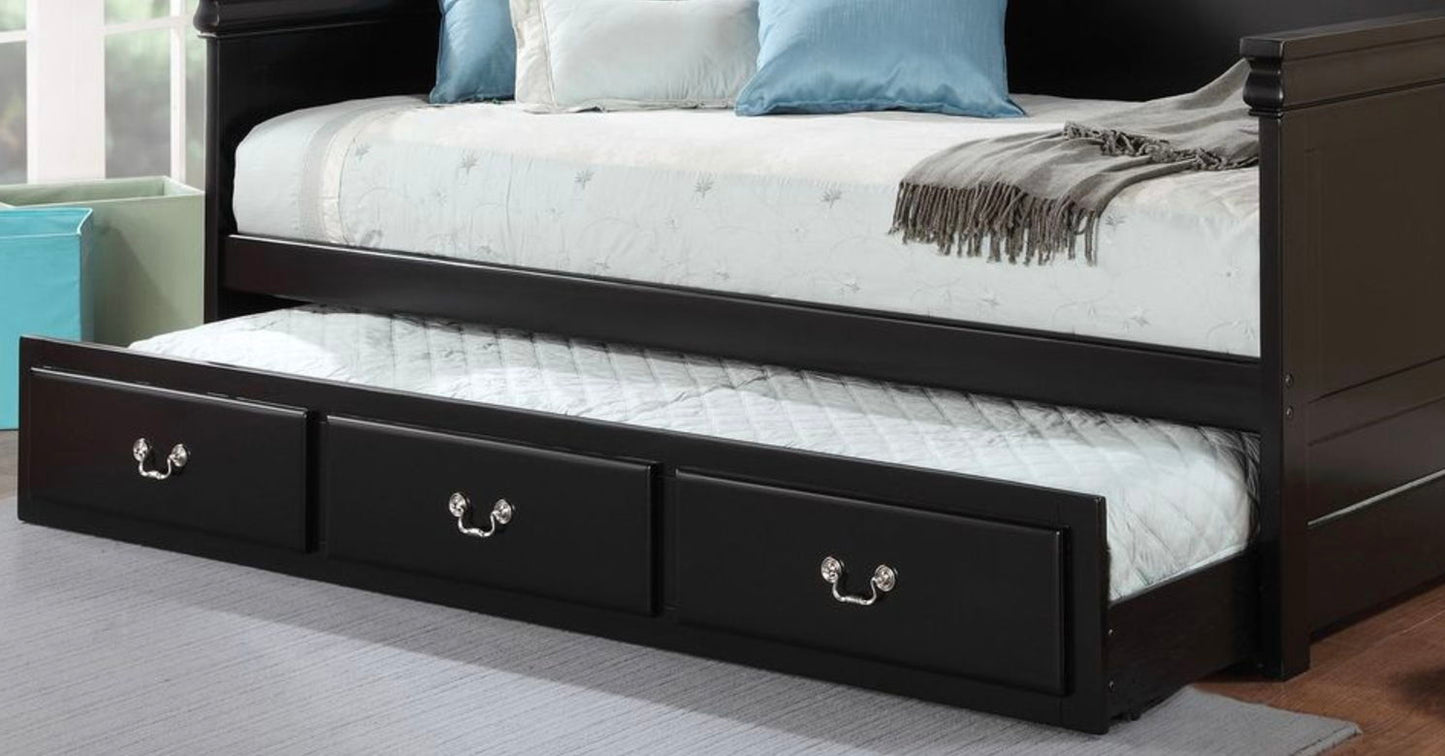 Bailee - Twin Daybed - Black - The Sleep Loft - Online Mattress Showroom NYC