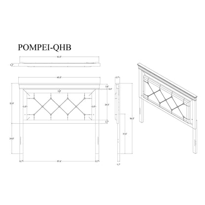 Shaker - Bed With LED Lighting And Crystal Inspired Tufted Headboard - The Sleep Loft - Online Mattress Showroom NYC