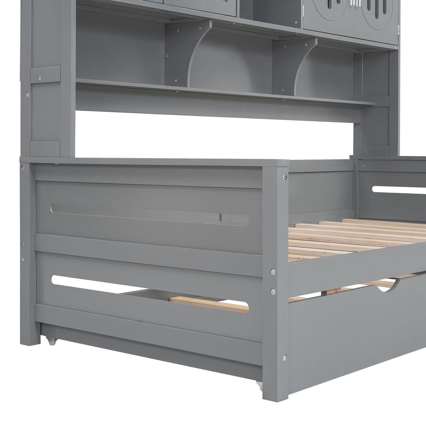 Daybed With All-In-One Cabinet And Shelf - The Sleep Loft - Online Mattress Showroom NYC