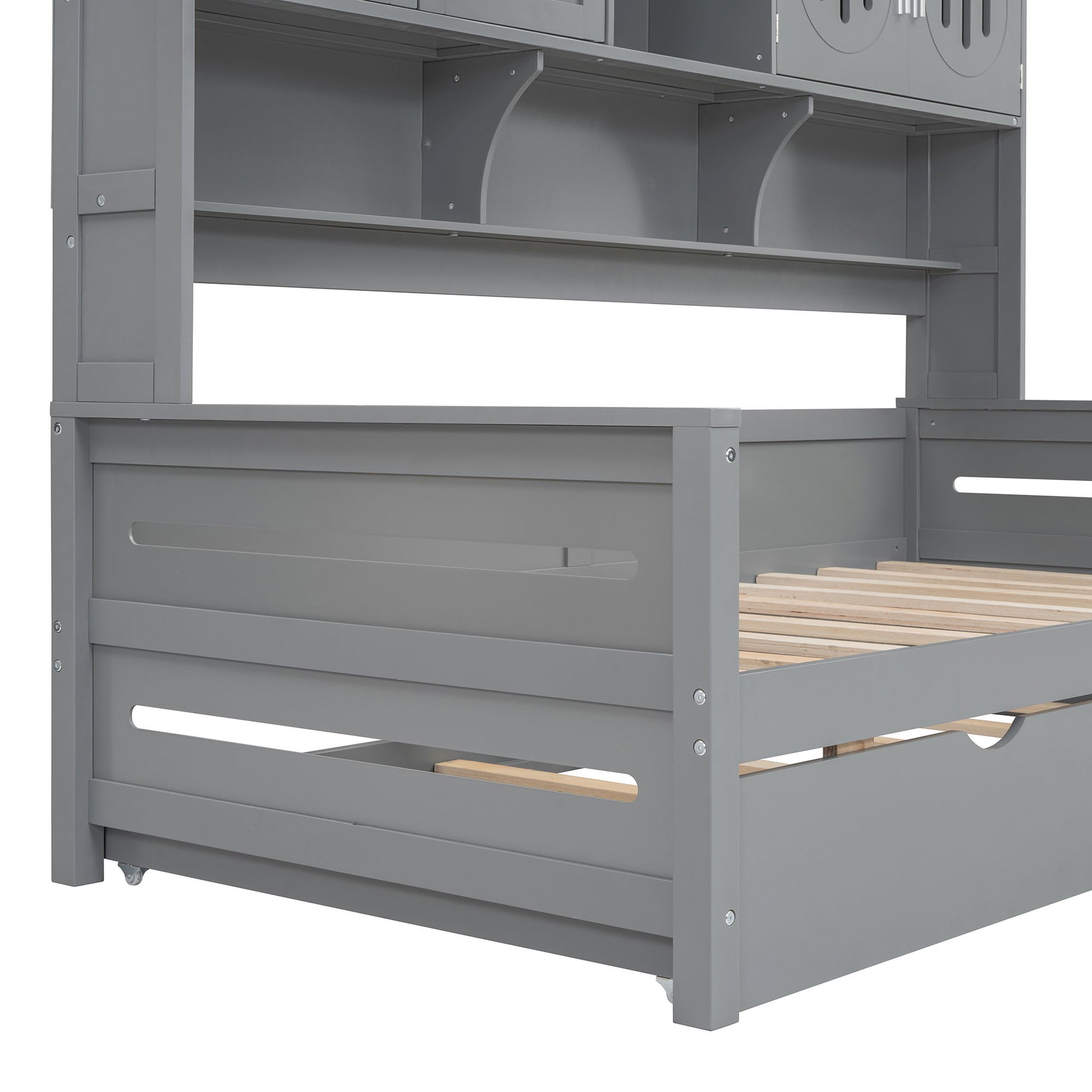 Daybed With All-In-One Cabinet And Shelf - The Sleep Loft - Online Mattress Showroom NYC