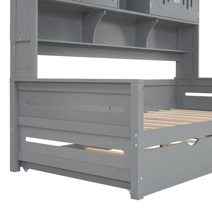 Daybed With All-In-One Cabinet And Shelf - The Sleep Loft - Online Mattress Showroom NYC