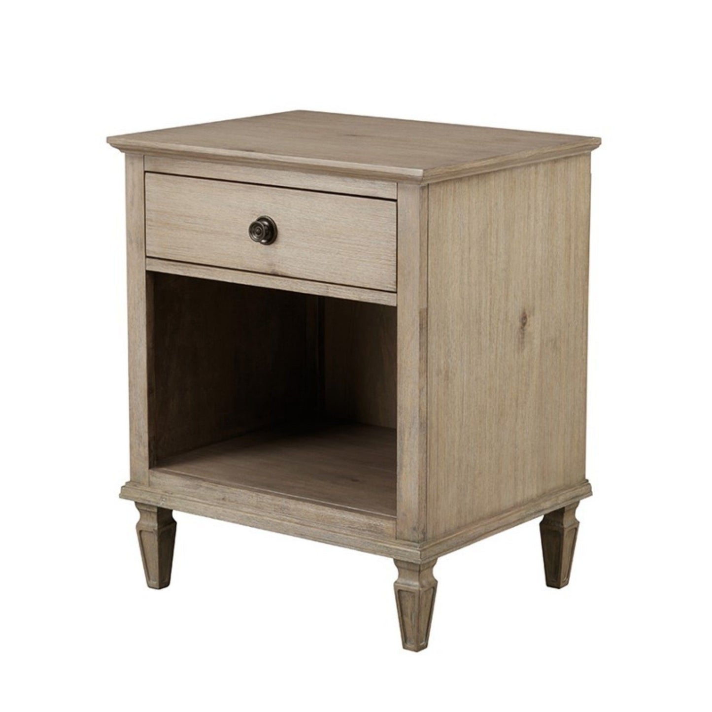 Victoria - Nightstand With Open Storage - The Sleep Loft - Online Mattress Showroom NYC