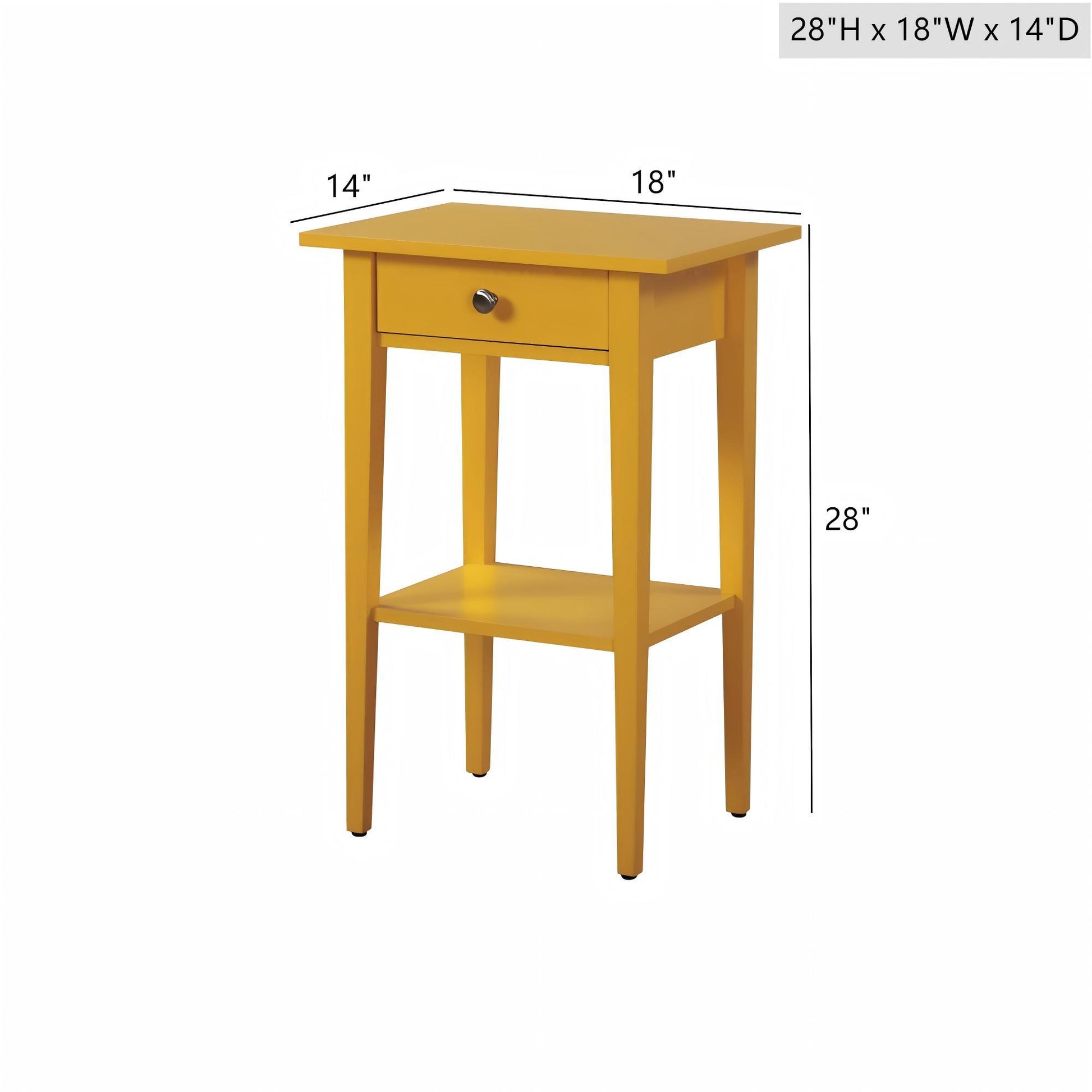 High Quality Wood Nightstand - The Sleep Loft - Online Mattress Showroom NYC