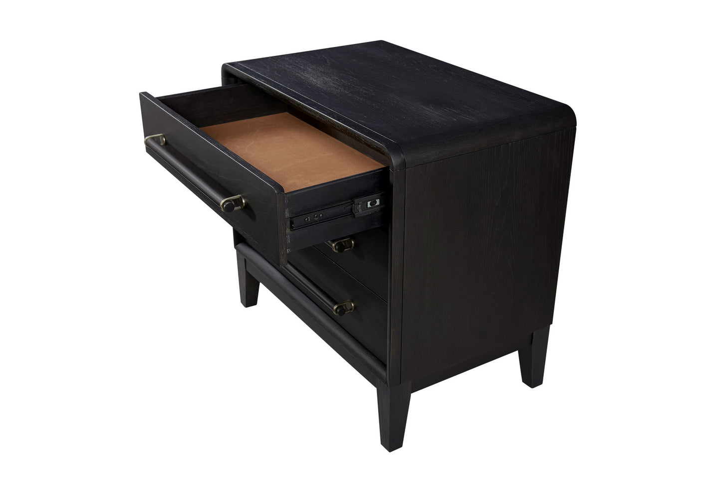 3 Drawer Nightstand With USB - Black - The Sleep Loft - Online Mattress Showroom NYC