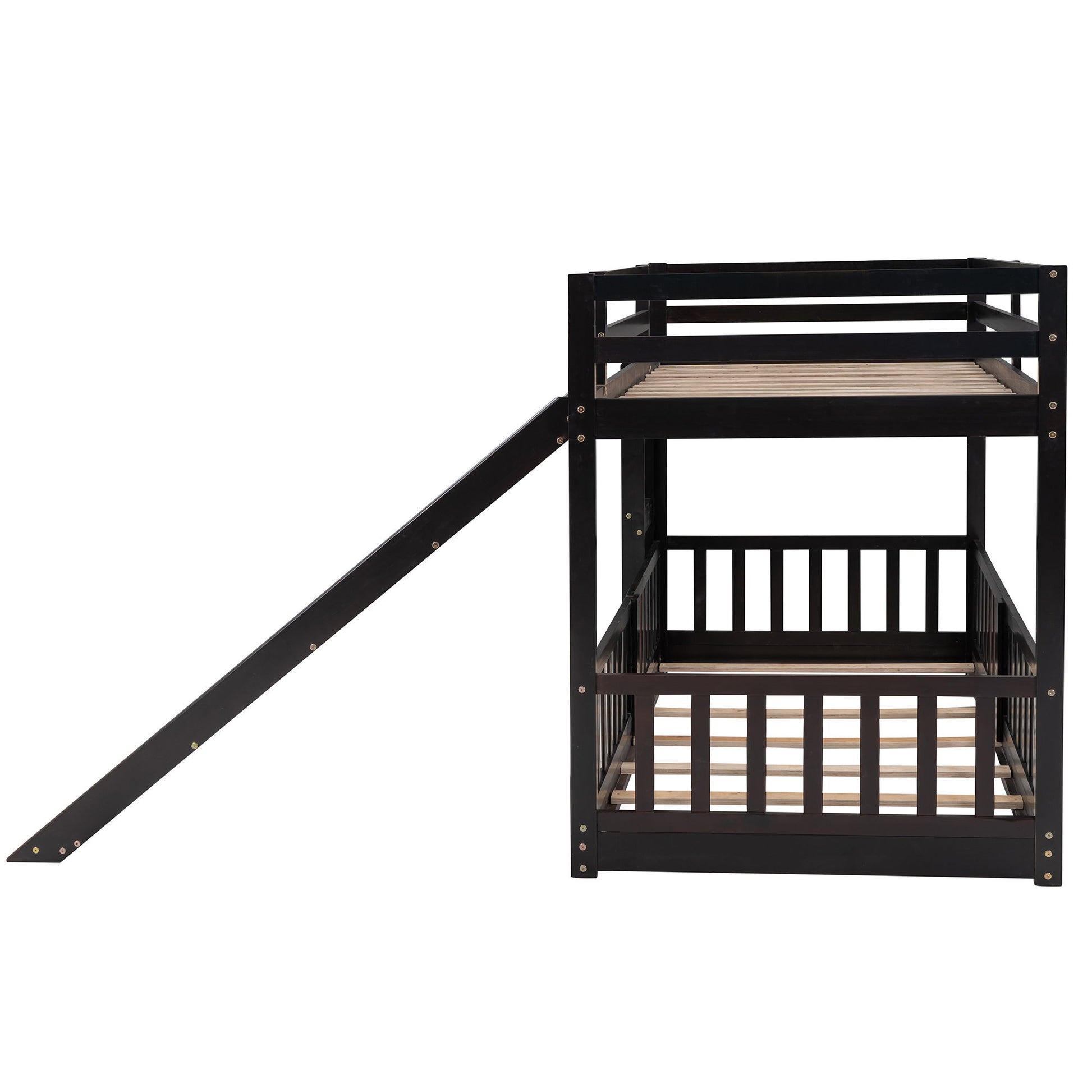 Bunk Bed With Convertible Ladder And Slide - The Sleep Loft - Online Mattress Showroom NYC