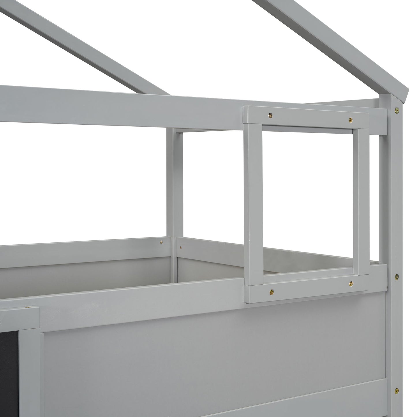 House Style Bunk Bed With Storage Staircase And board - The Sleep Loft - Online Mattress Showroom NYC