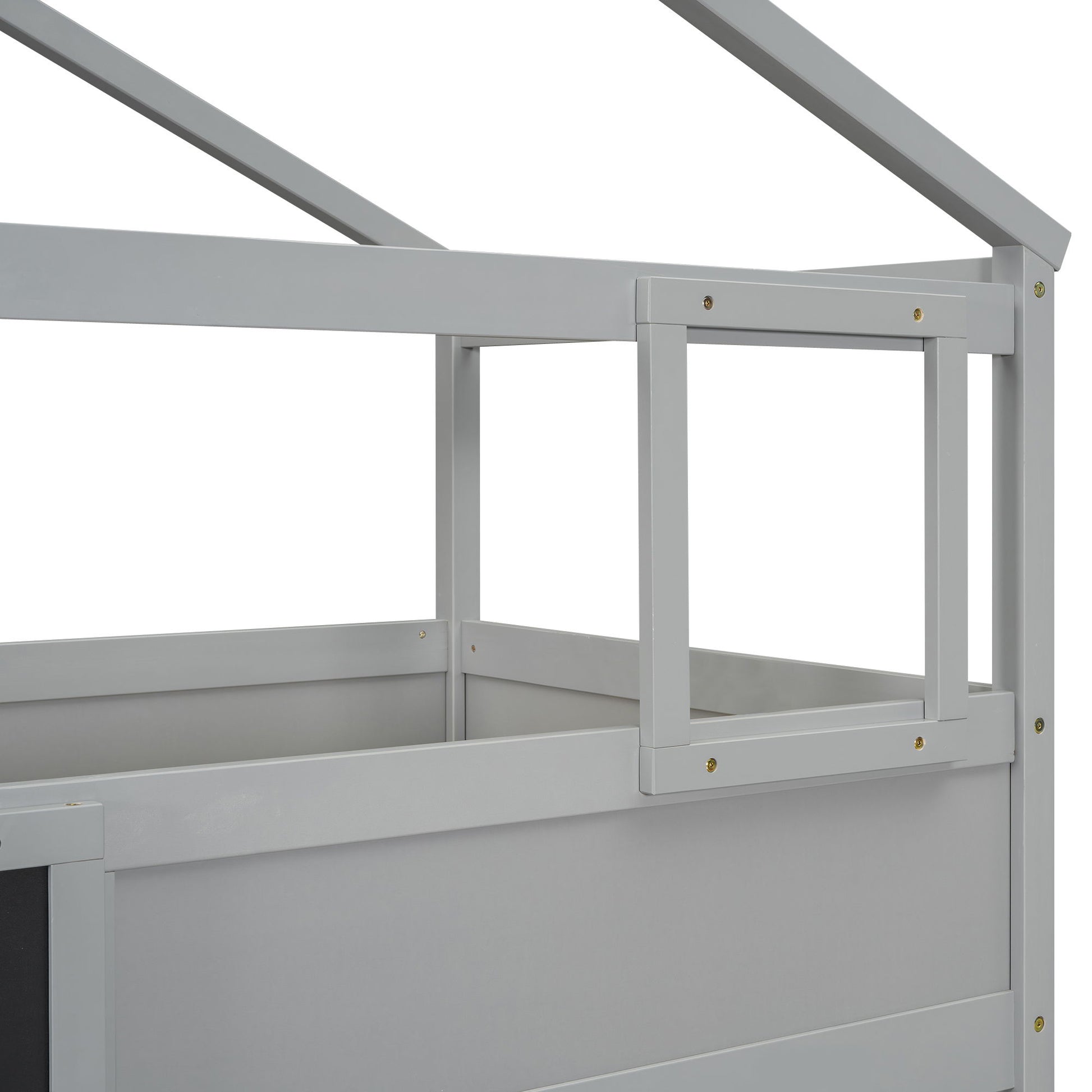 House Style Bunk Bed With Storage Staircase And board - The Sleep Loft - Online Mattress Showroom NYC