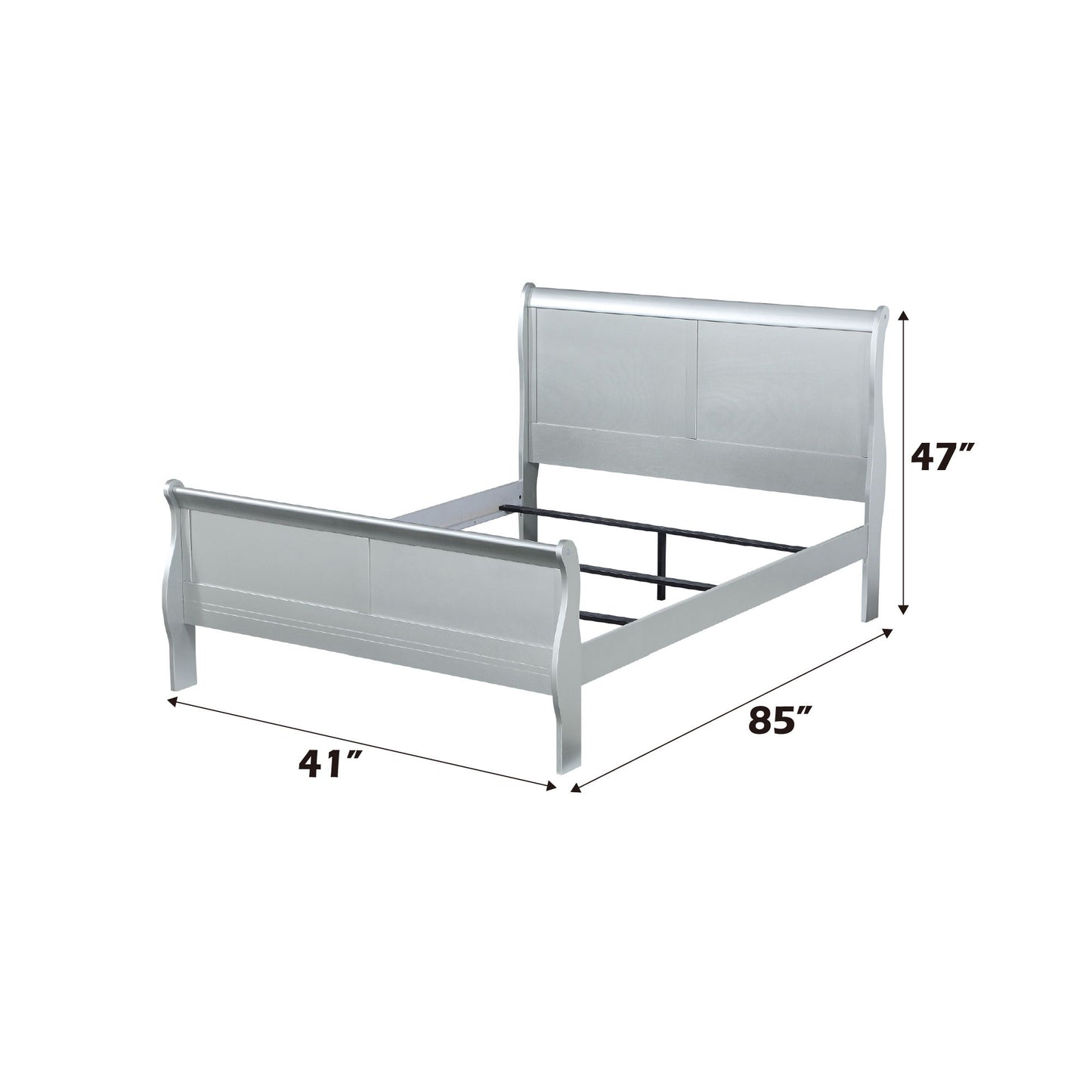 Louis Philippe - Sleigh Style Bed - The Sleep Loft - Online Mattress Showroom NYC