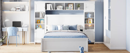 Bed With All In One Cabinet, Shelf And Sockets, Trundle - The Sleep Loft - Online Mattress Showroom NYC