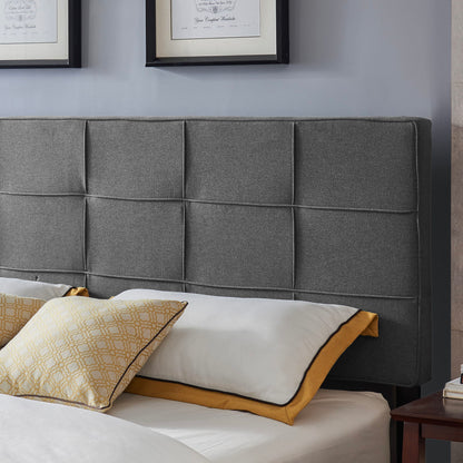 King / California King Sized Headboard - Charcoal Gray - The Sleep Loft - Online Mattress Showroom NYC