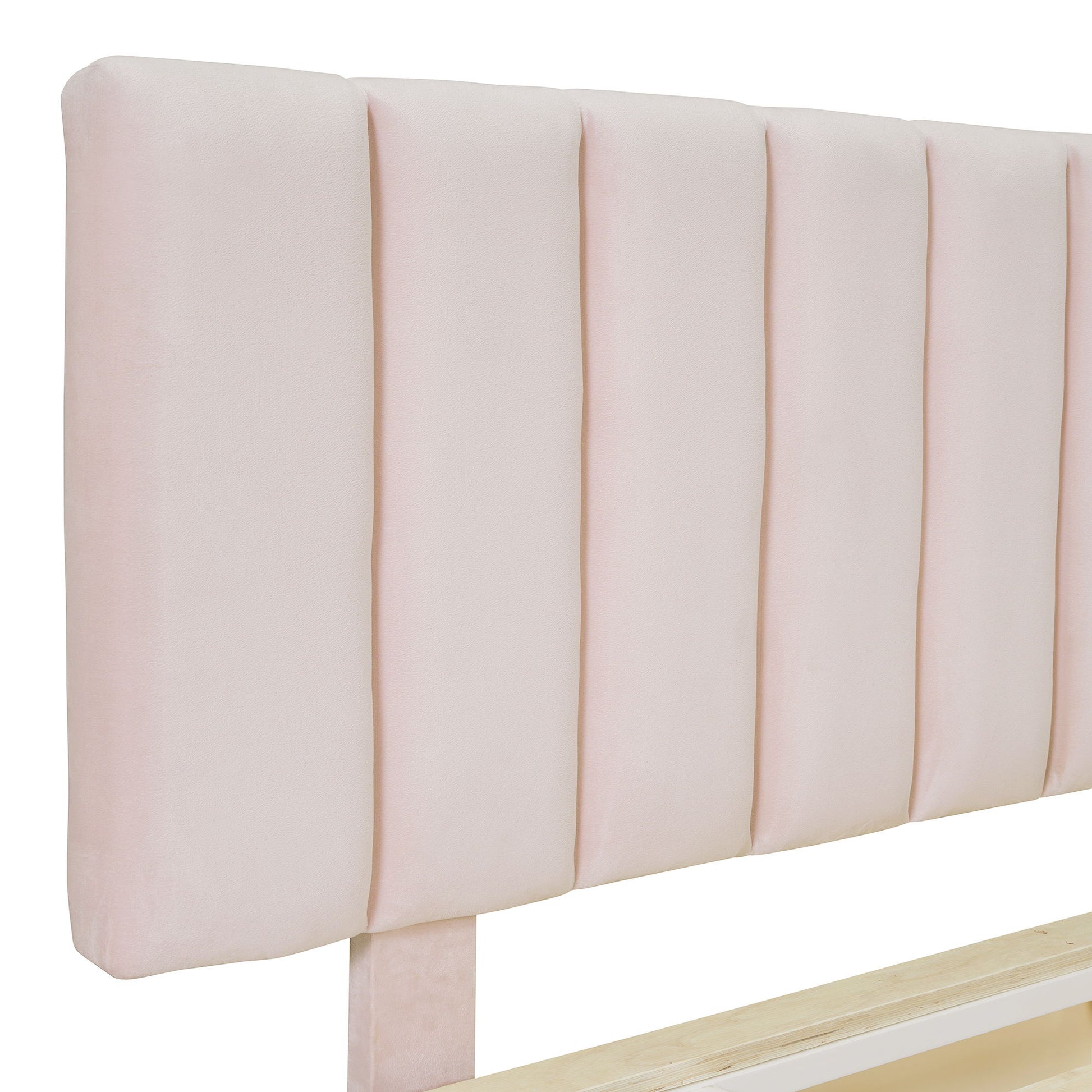 Upholstered Floating Hydrualic Platform Bed With LED Light And USB Port - The Sleep Loft - Online Mattress Showroom NYC