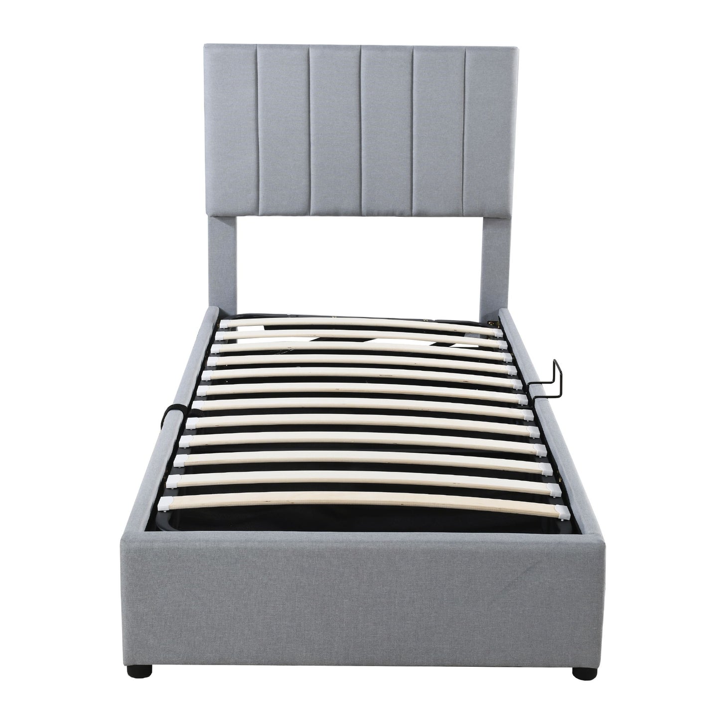 Upholstered Platform Bed With A Hydraulic Storage System - The Sleep Loft - Online Mattress Showroom NYC