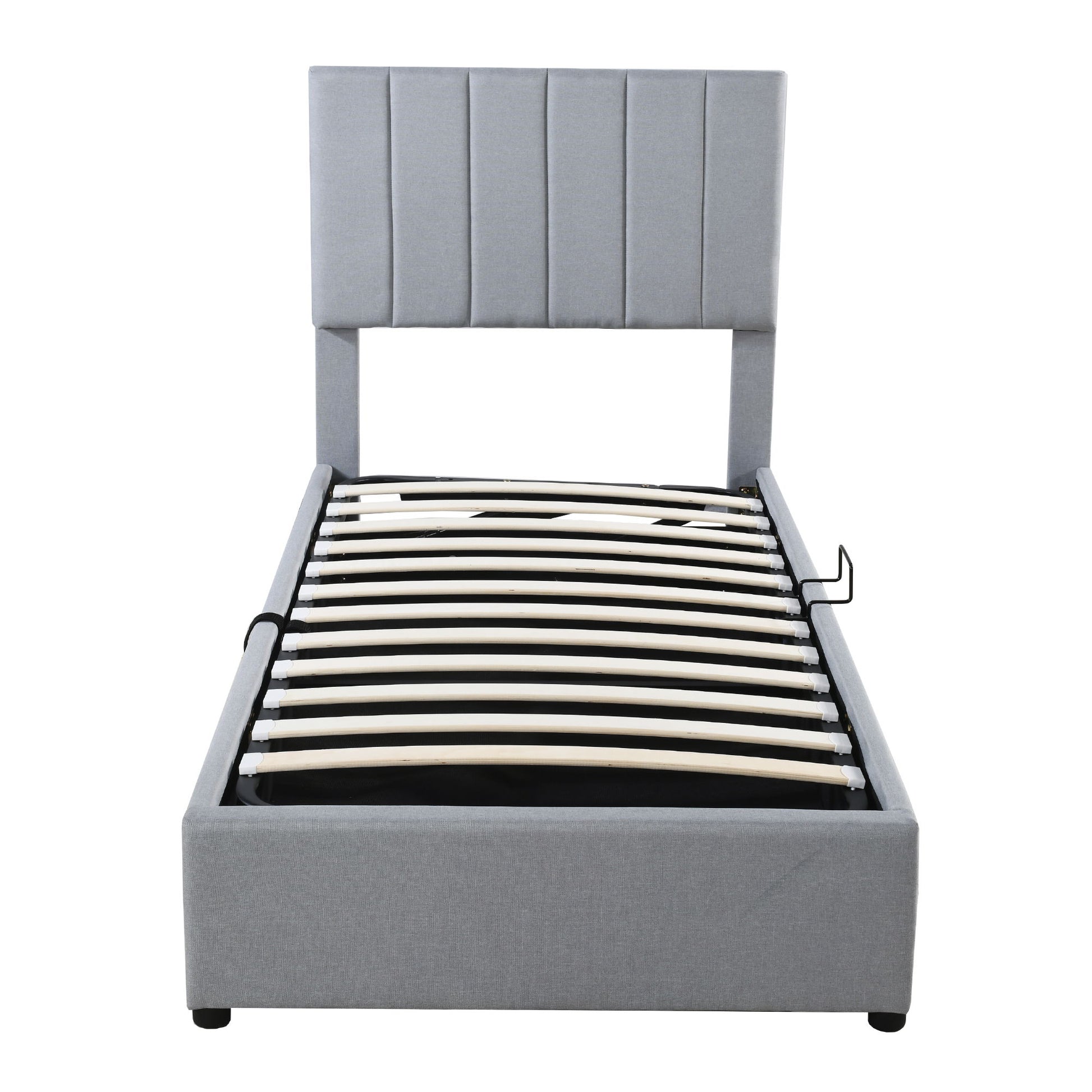 Upholstered Platform Bed With A Hydraulic Storage System - The Sleep Loft - Online Mattress Showroom NYC