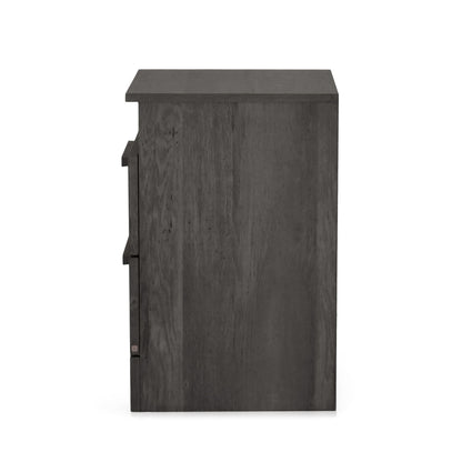 Broxon - Rustic Drawer Nightstand - The Sleep Loft - Online Mattress Showroom NYC
