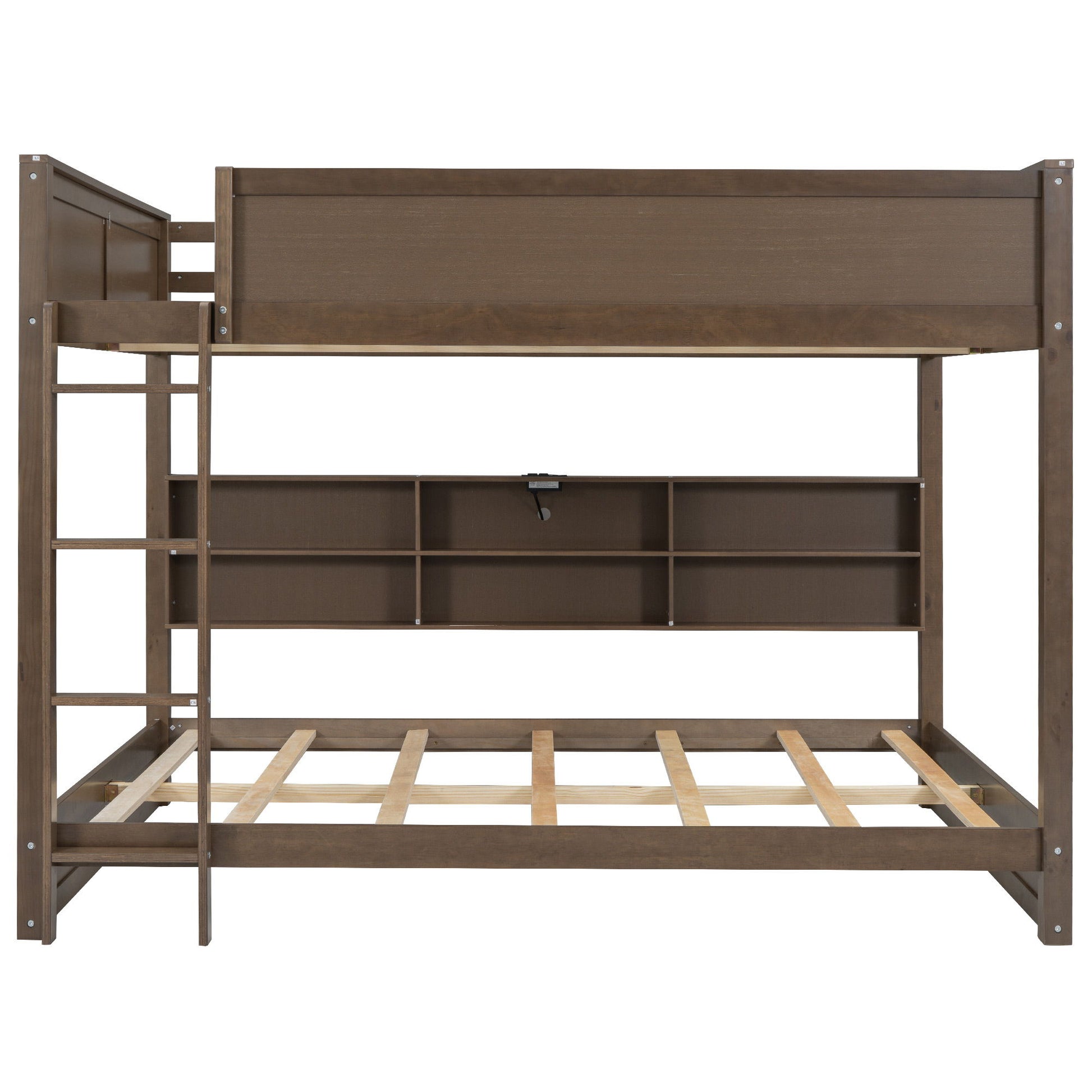 Bunk Bed With Storage Cabinets And USB Ports - The Sleep Loft - Online Mattress Showroom NYC