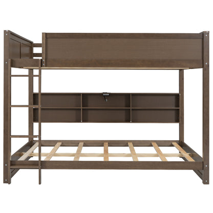 Bunk Bed With Storage Cabinets And USB Ports - The Sleep Loft - Online Mattress Showroom NYC