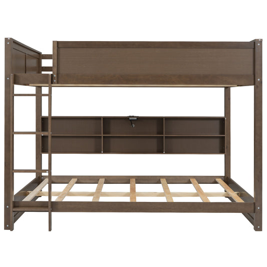 Bunk Bed With Storage Cabinets And USB Ports - The Sleep Loft - Online Mattress Showroom NYC